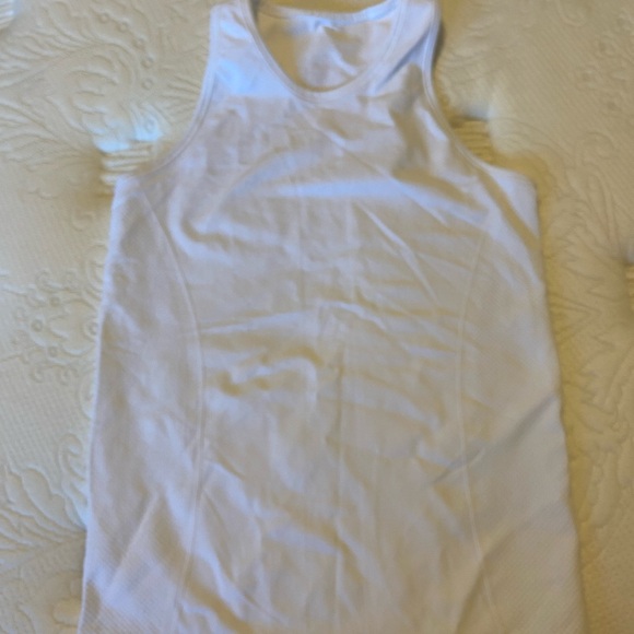 White Athletic Tank Top - Picture 2 of 2